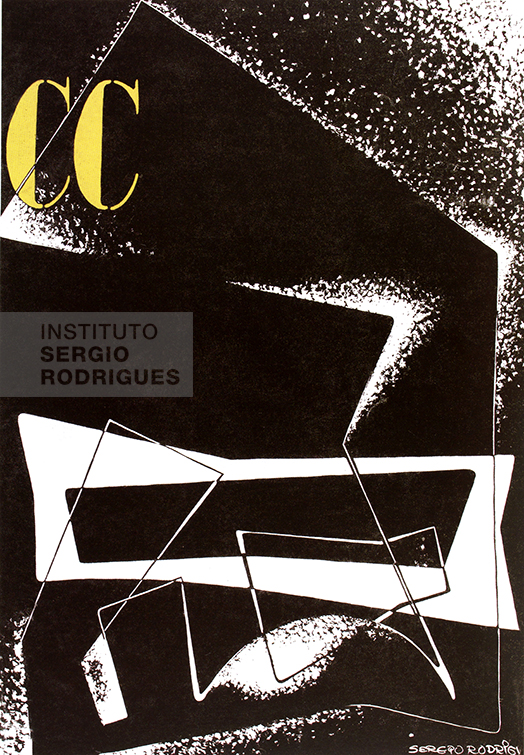 Cover designed by Sergio Rodrigues for the official publication of the project for the Civic Center of Curitiba, Paraná, 1953.