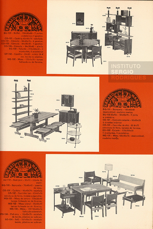 Meia Pataca line catalog, 1968.