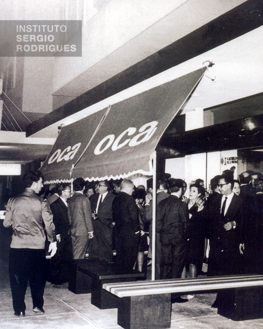 Event at the Oca store, at Rua Jangadeiros, 14 - store c, Ipanema - Rio de Janeiro, in the 1960s.