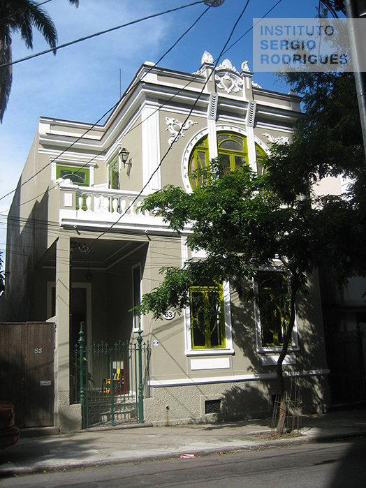 Fachada do estúdio de Sergio Rodrigues, Botafogo - Rio de Janeiro, década de 2000.