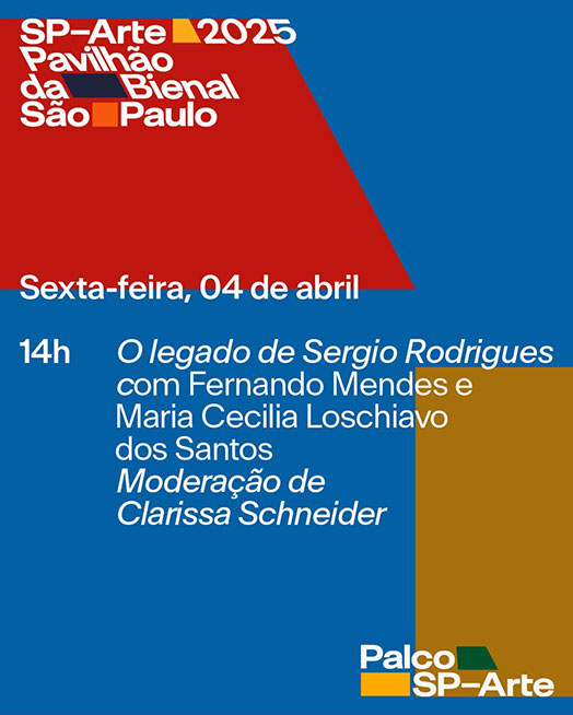 Talk SP ARTE 2025: O Legado de Sergio Rodrigues