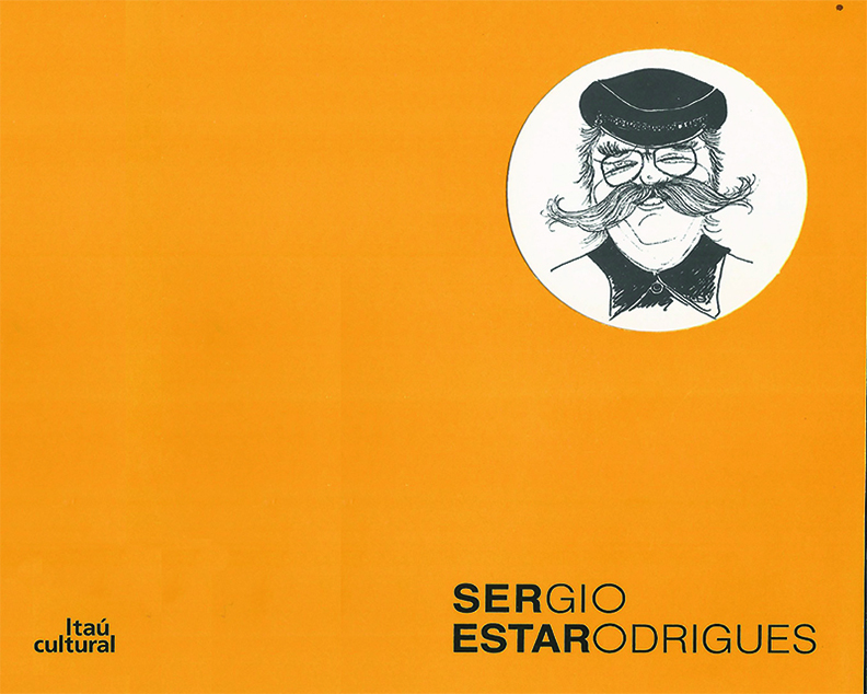 Capa do catálogo com autoria de Guilherme Ferreira, gentilmente cedida por Itaú Cultural.